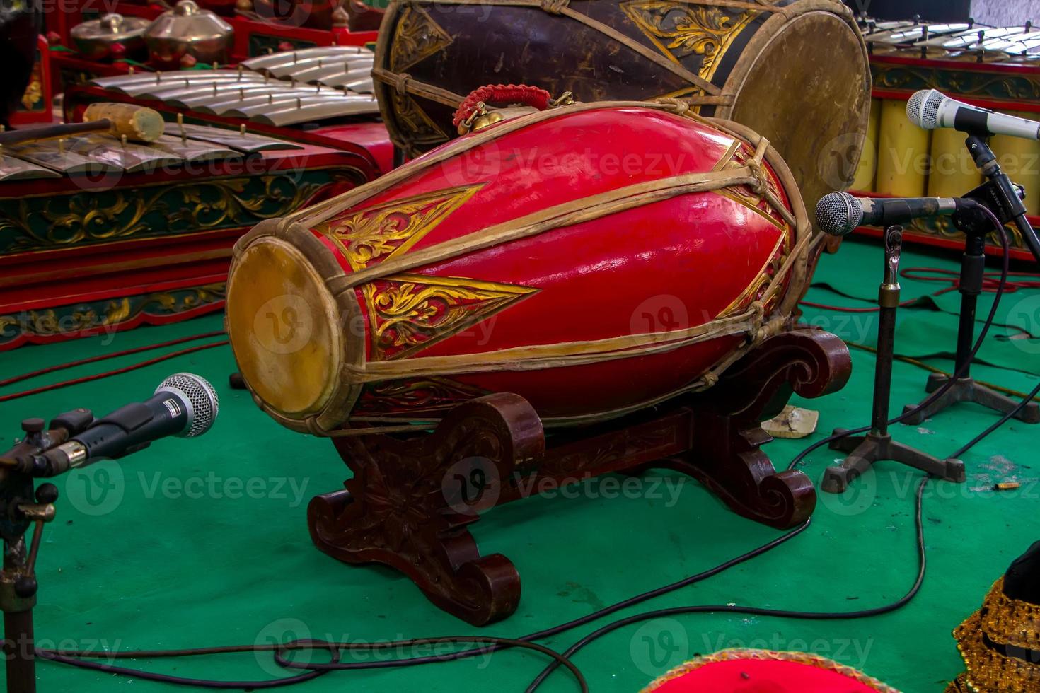 GAMELAN. Indonesian Javanese musical instrument photo