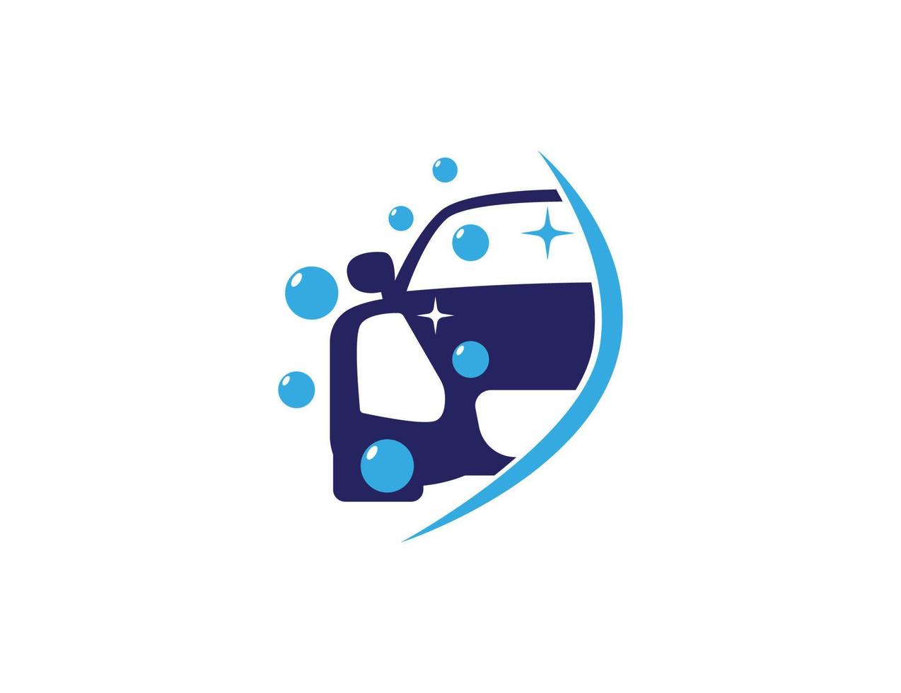 Car wash logo design illustration vector