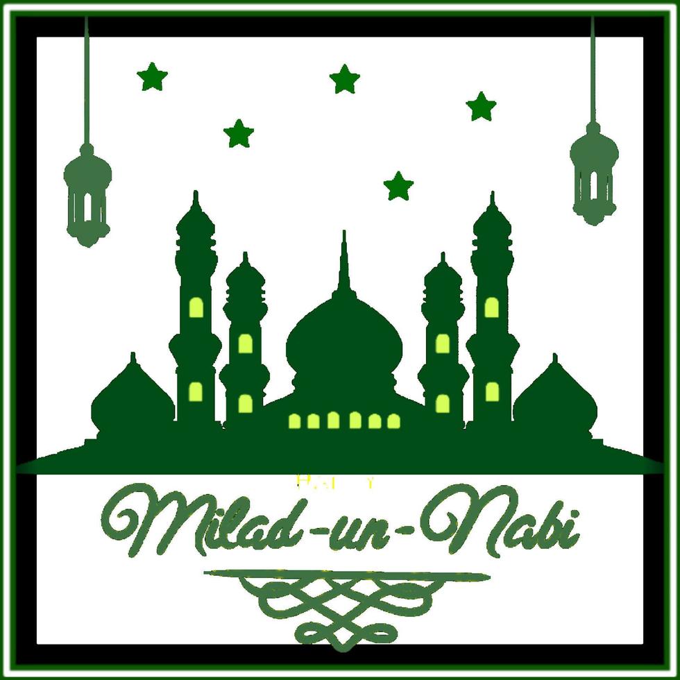 mosque picture illustration vector