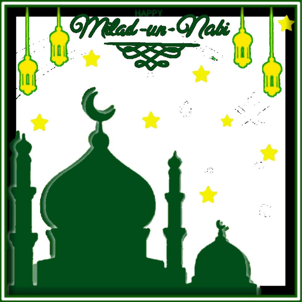 mosque picture illustration vector