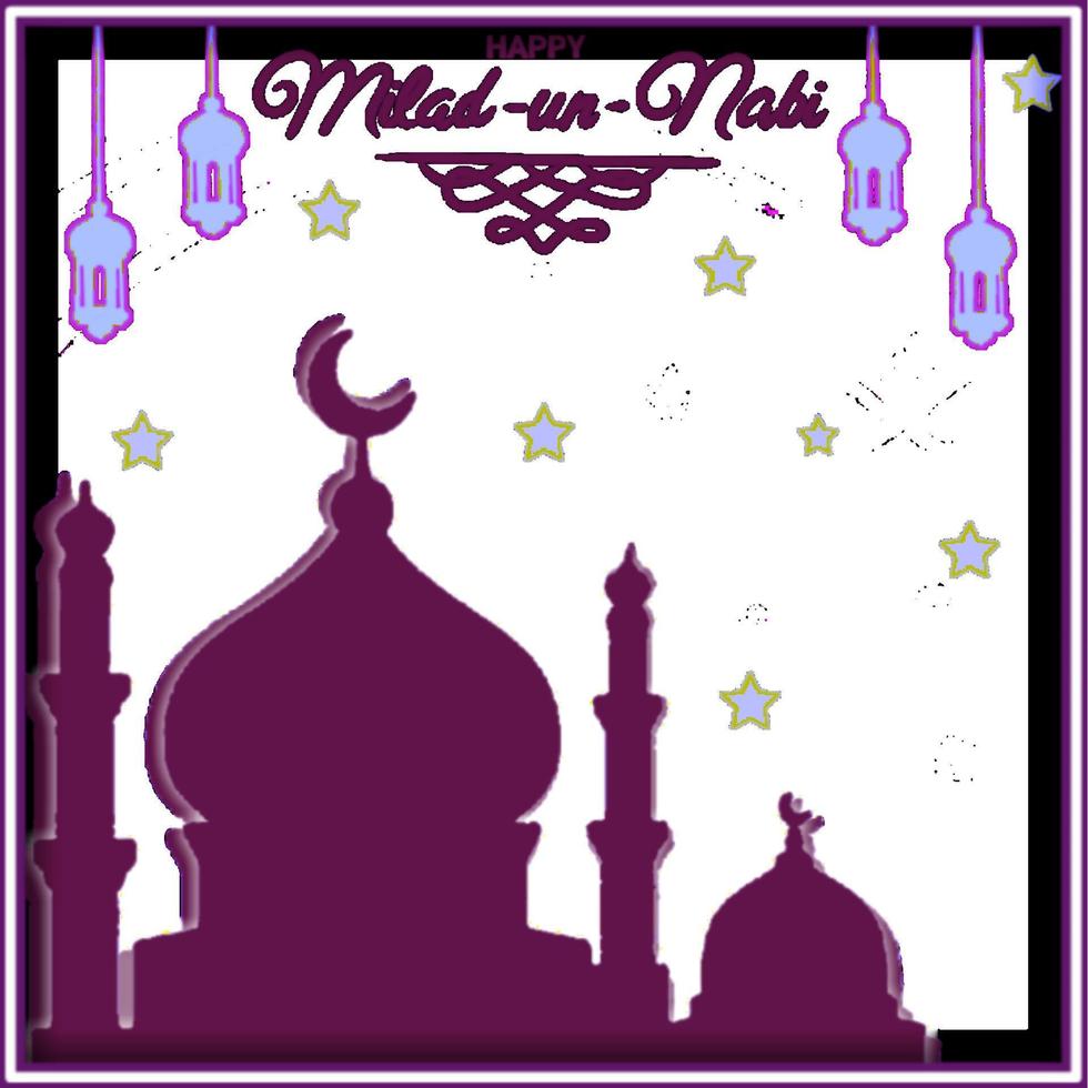 mosque picture illustration vector