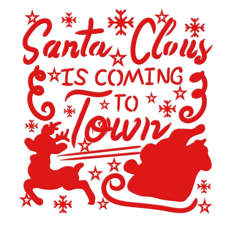 christmas greeting illustration vector