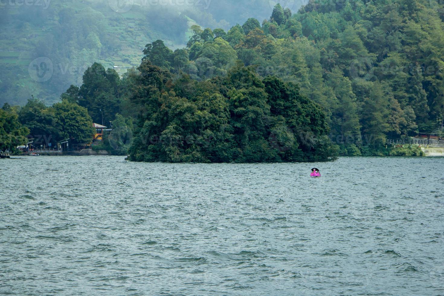 Sarangan Lake Natural panoramic. Magetan, East Java - Indonesia photo