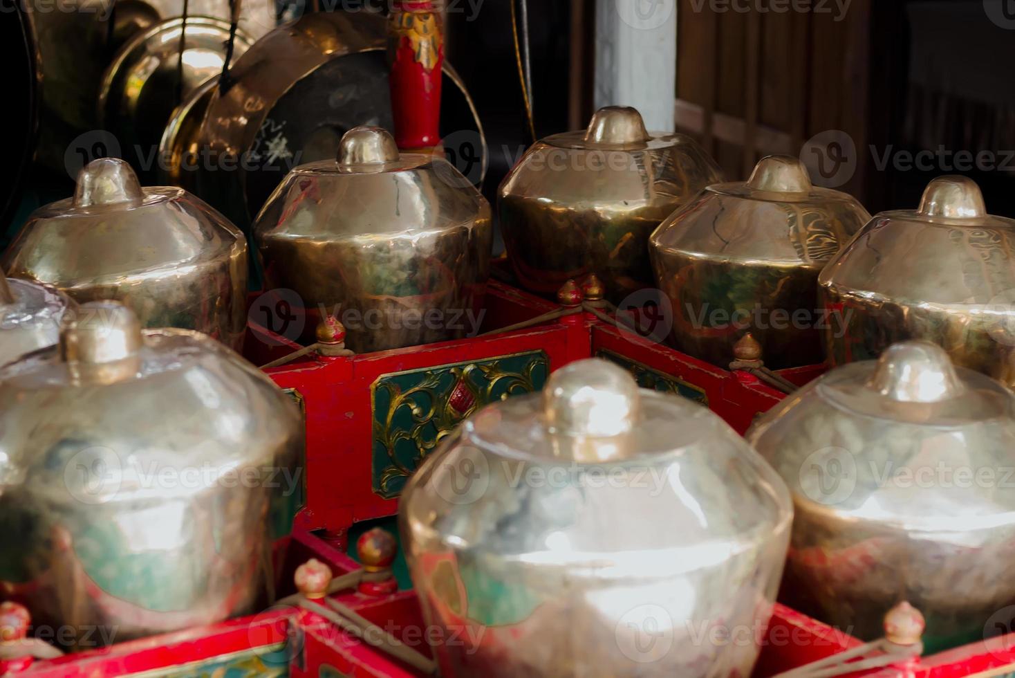 GAMELAN. Indonesian Javanese musical instrument photo