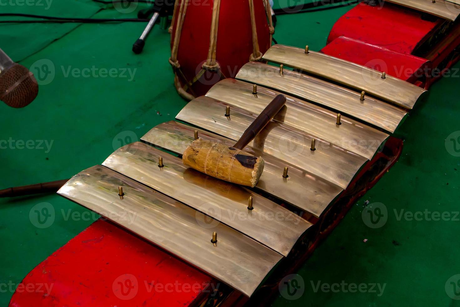 GAMELAN. Indonesian Javanese musical instrument photo