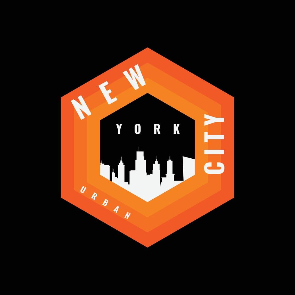 New york Brooklyn illustration typography. perfect for t shirt design vector