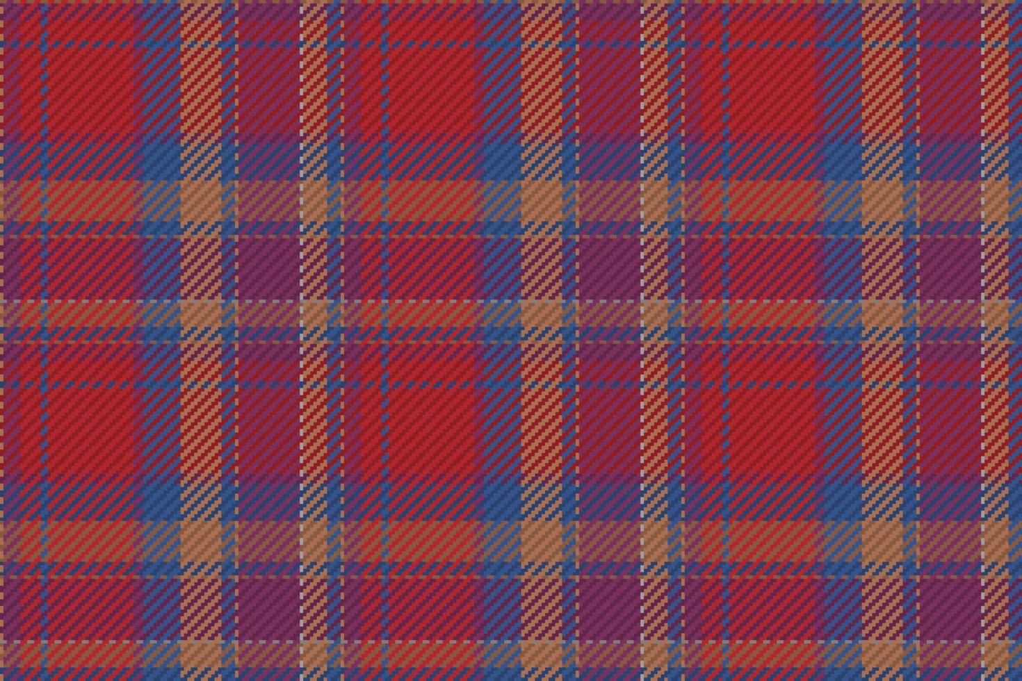 Seamless pattern of scottish tartan plaid. Repeatable background with check fabric texture. Vector backdrop striped textile print.