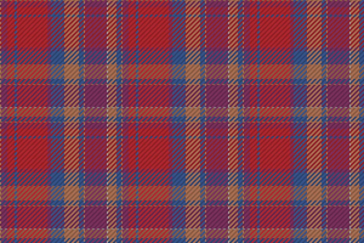 Seamless pattern of scottish tartan plaid. Repeatable background with check fabric texture. Vector backdrop striped textile print.