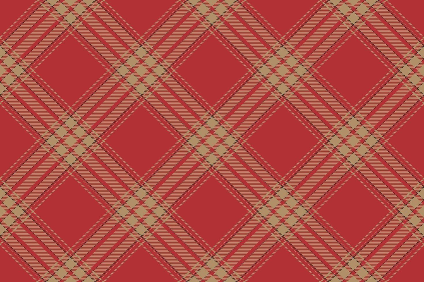 Tartan plaid background, diagonal check seamless pattern. Vector fabric texture for textile print, wrapping paper, gift card, wallpaper.
