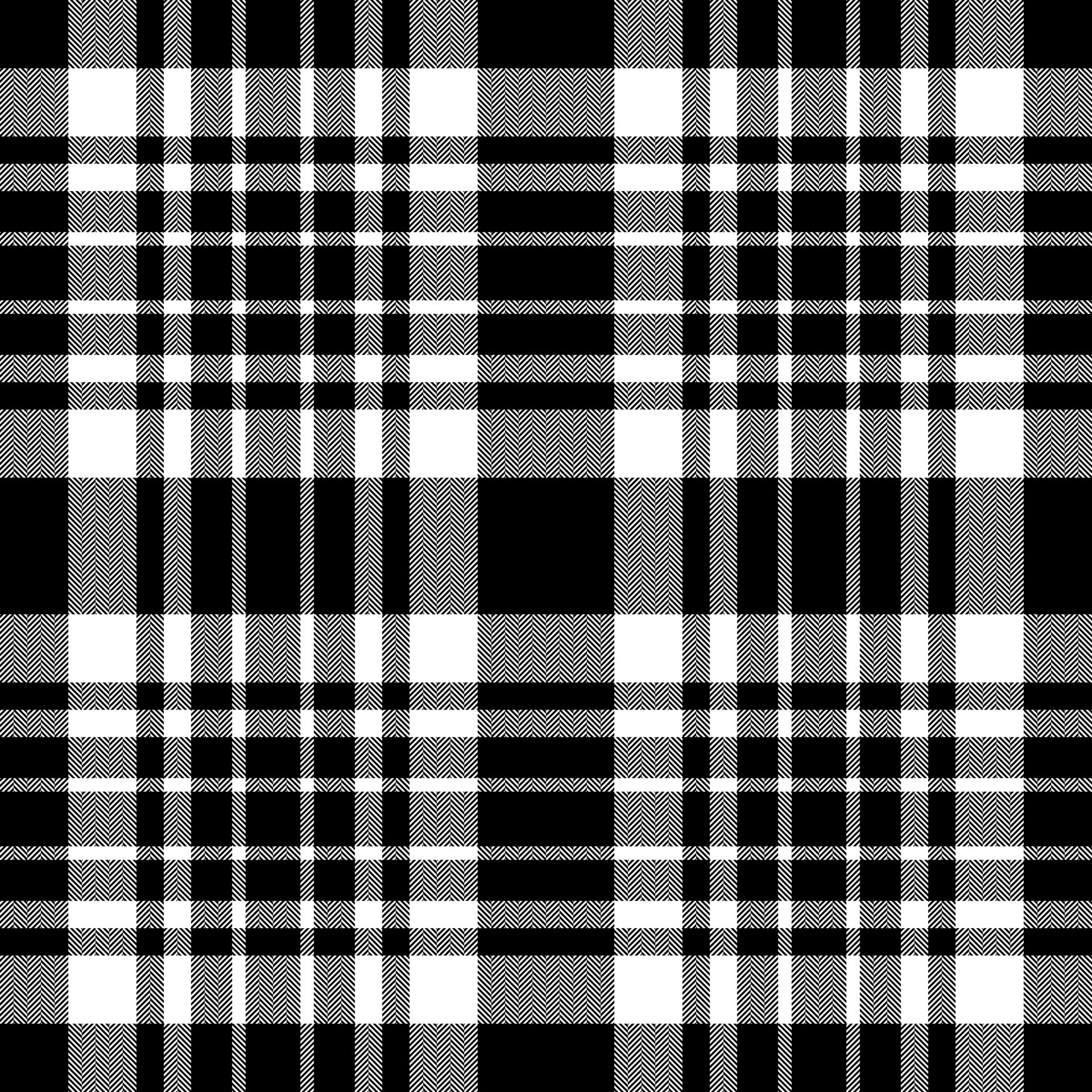 Premium Vector  Black white check plaid seamless fabric texture