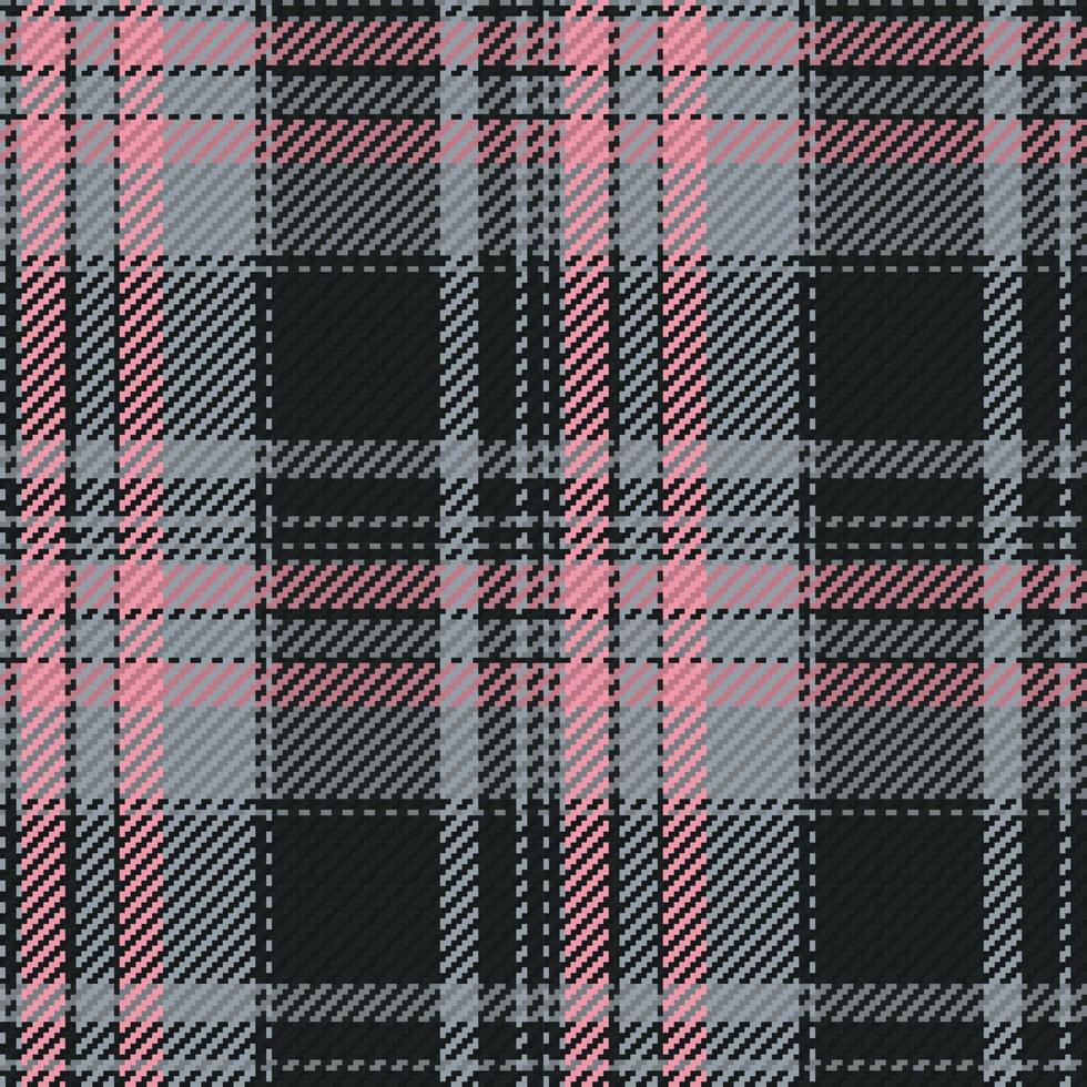 Seamless pattern of scottish tartan plaid. Repeatable background with check fabric texture. Vector backdrop striped textile print.