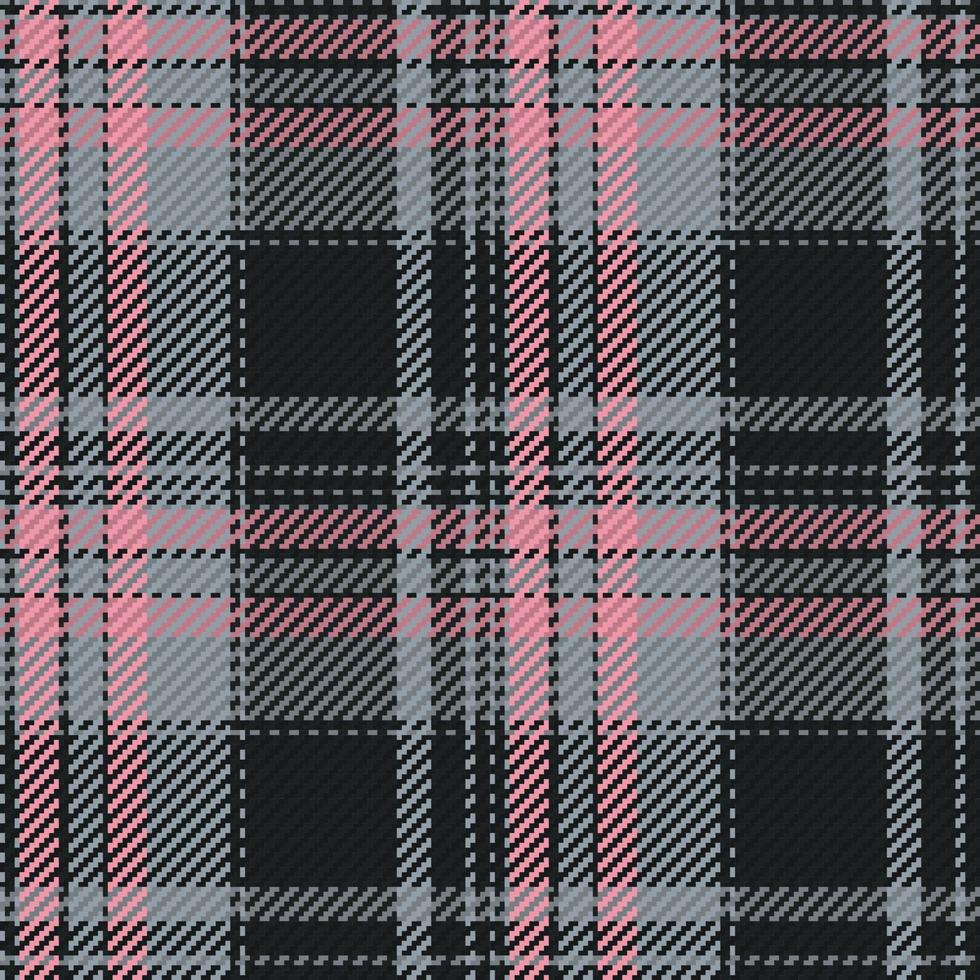 Seamless pattern of scottish tartan plaid. Repeatable background with check fabric texture. Vector backdrop striped textile print.