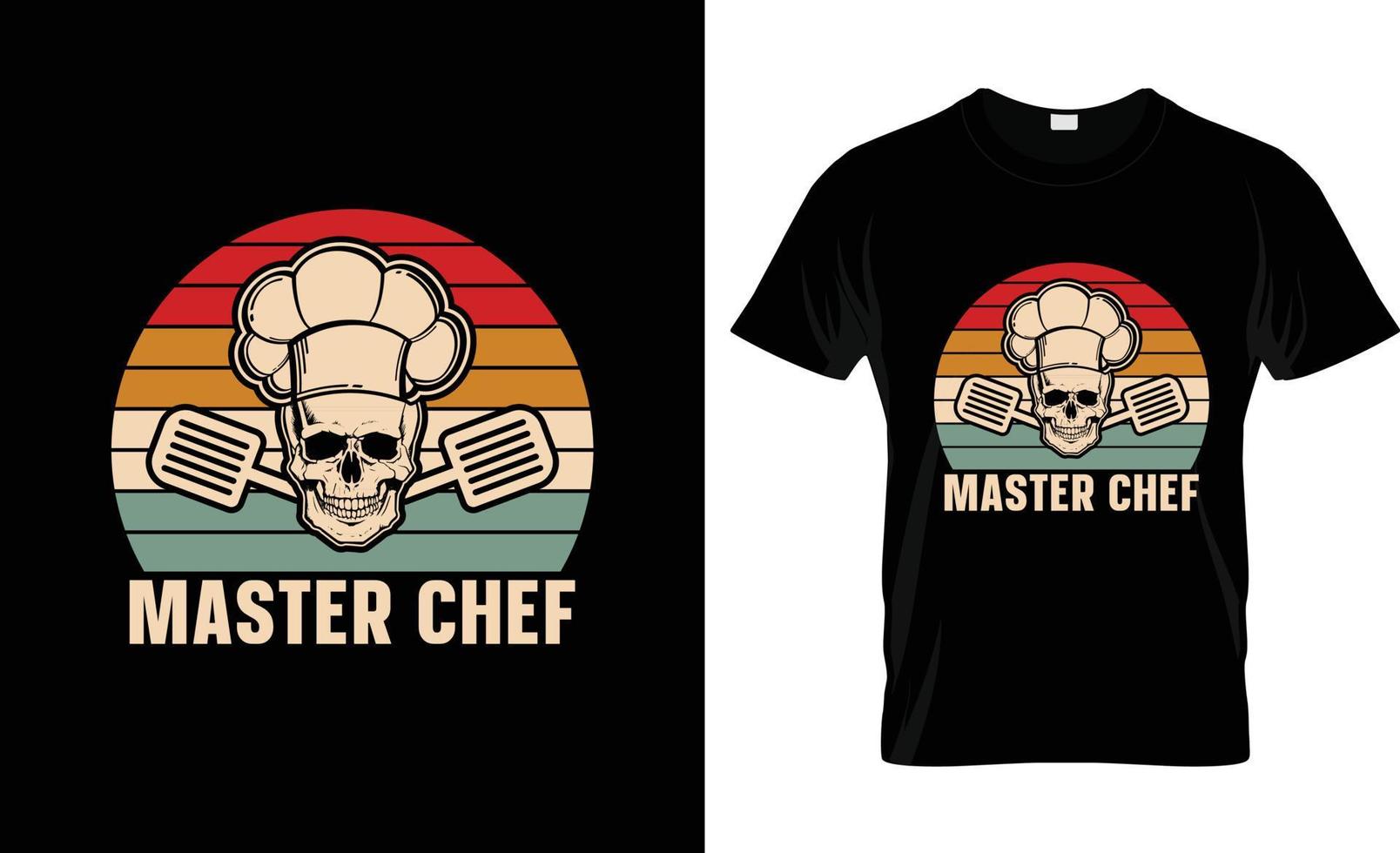 diseño de camisetas de chef, eslogan de camisetas de chef y diseño de ropa, tipografía de chef, vector de chef, ilustración de chef