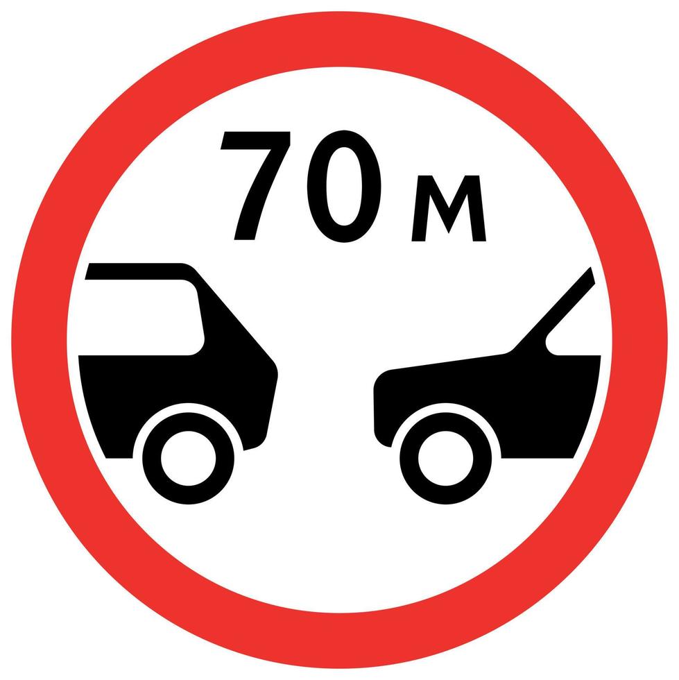 Prohibition traffic sign vector design