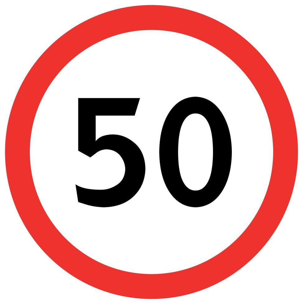 Prohibition traffic sign vector design