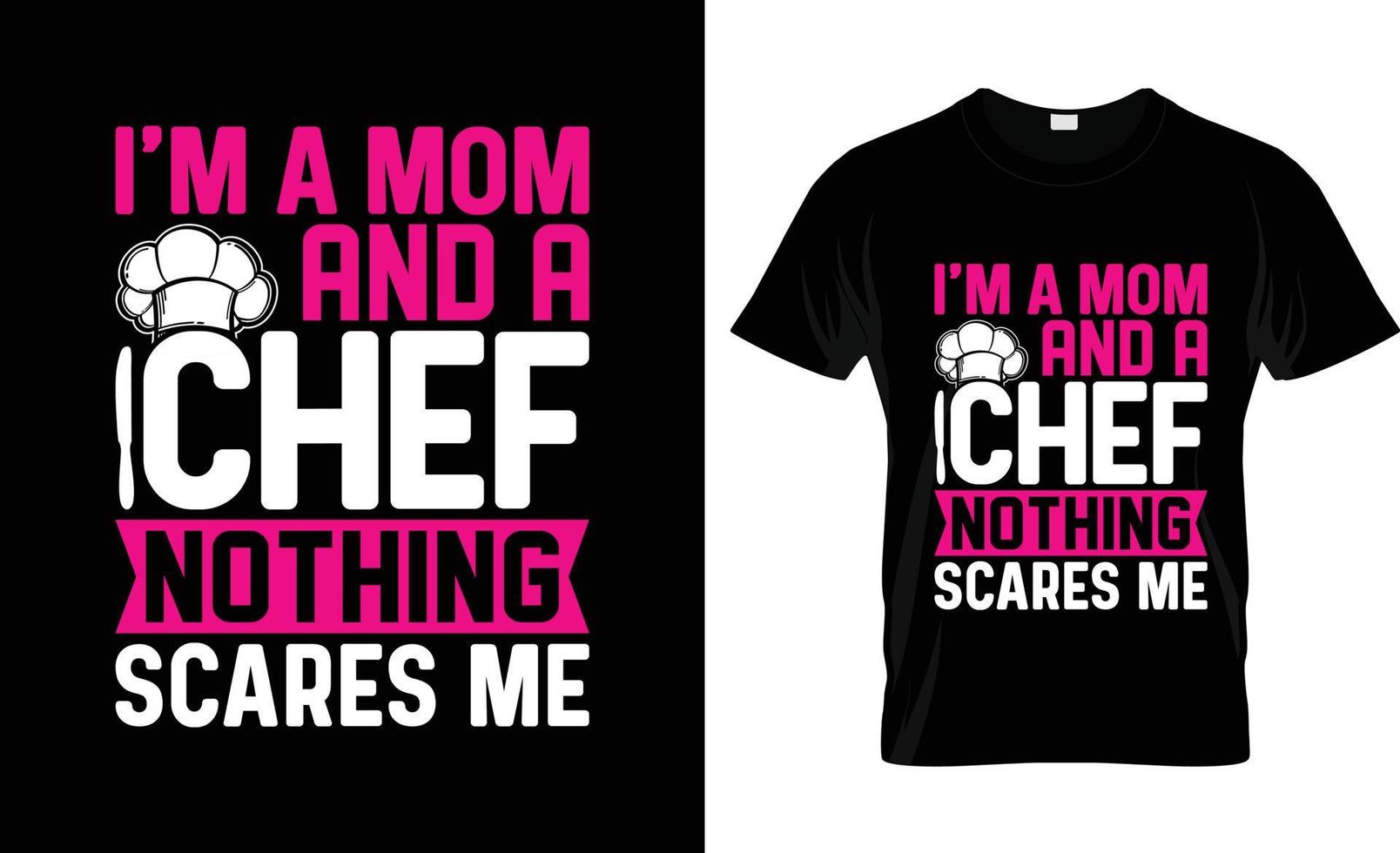 diseño de camisetas de chef, eslogan de camisetas de chef y diseño de ropa, tipografía de chef, vector de chef, ilustración de chef