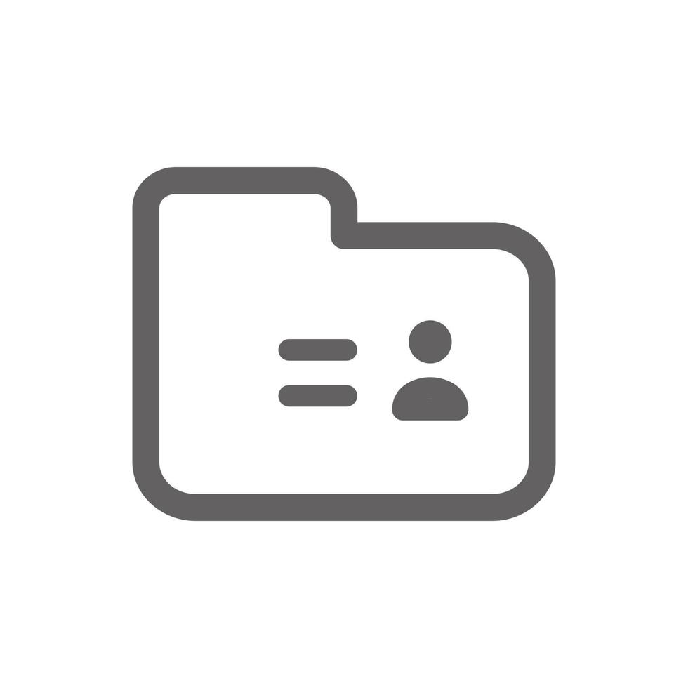 document data icon . Perfect for website or user interface applications. vector sign and symbol