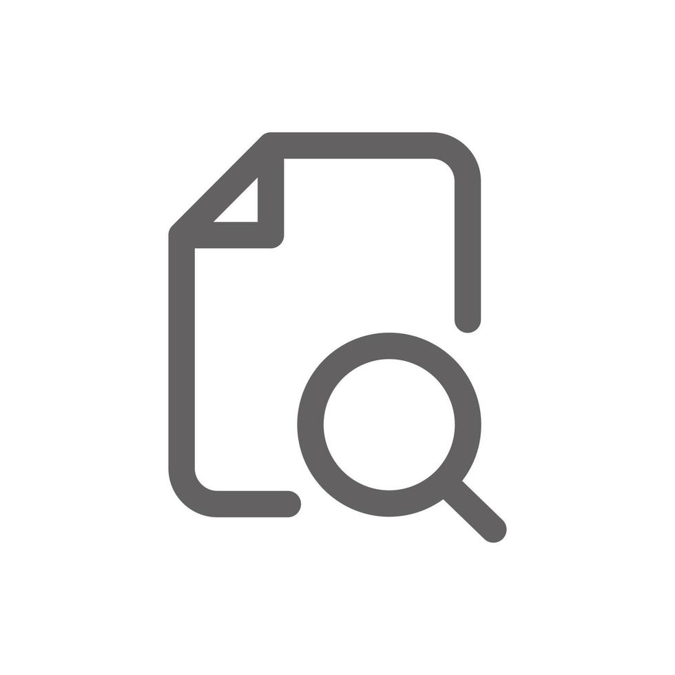 find file icon . Perfect for website or user interface applications. vector sign and symbol