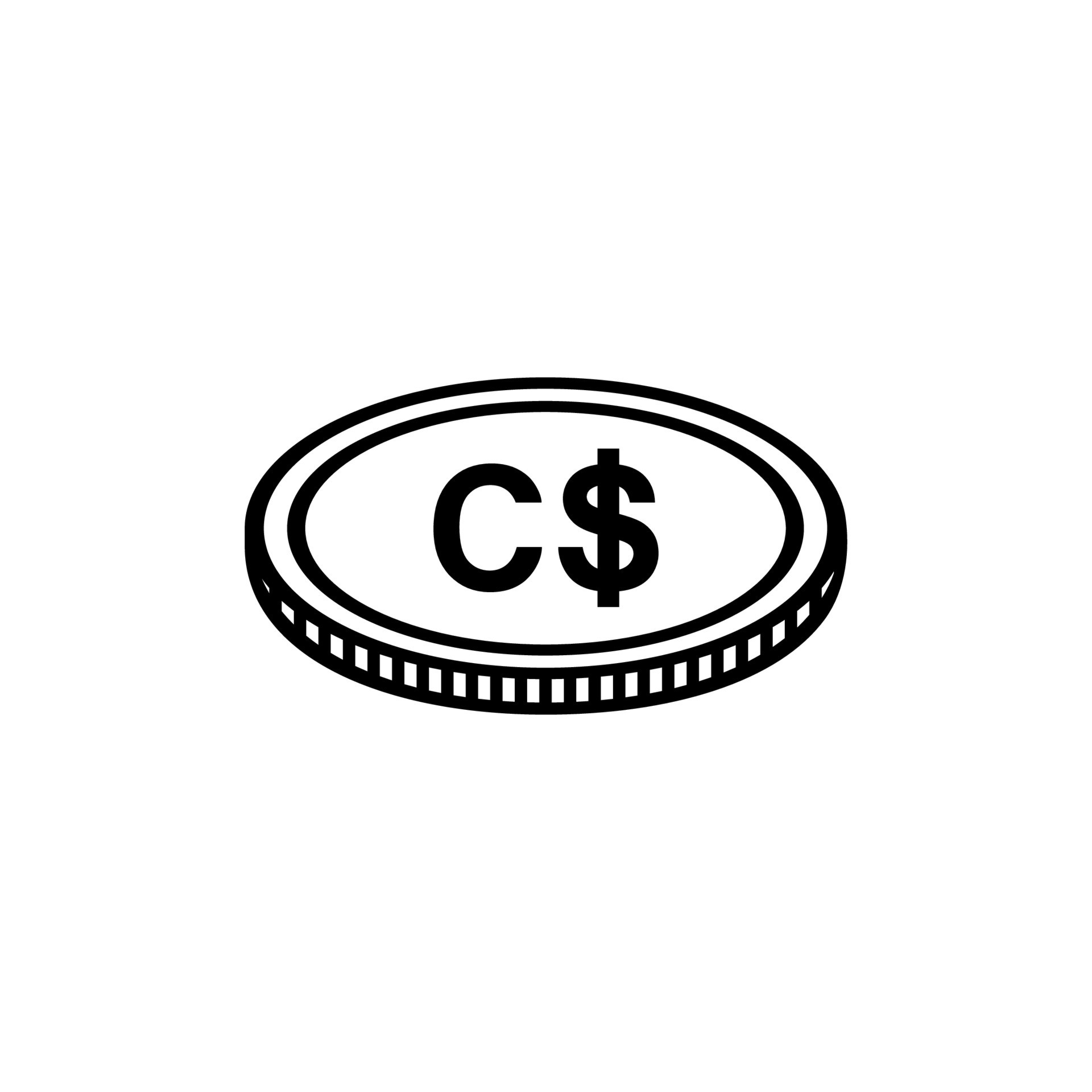 Canada Currency CAD Canadian Dollar Icon Symbol Vector Illustration canada-currency-cad-canadian-dollar-icon-symbol-vector-illustration