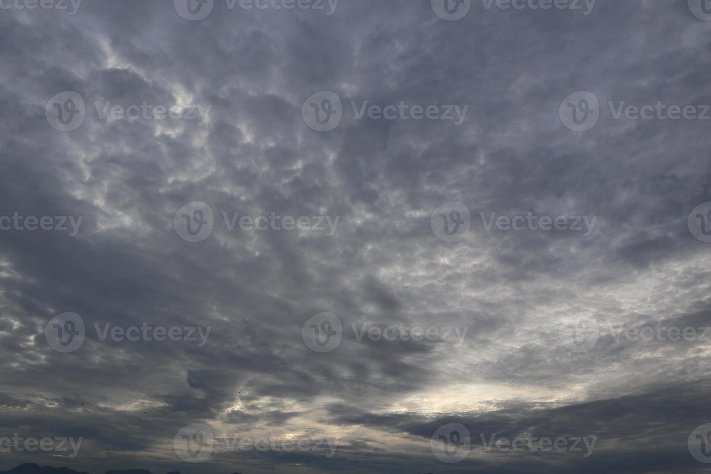 Dramatic sky background, stormy clouds in the dark sky, meteorology
