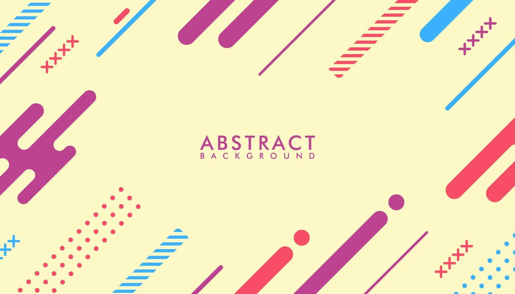 Abstract geometric background with colorful vector