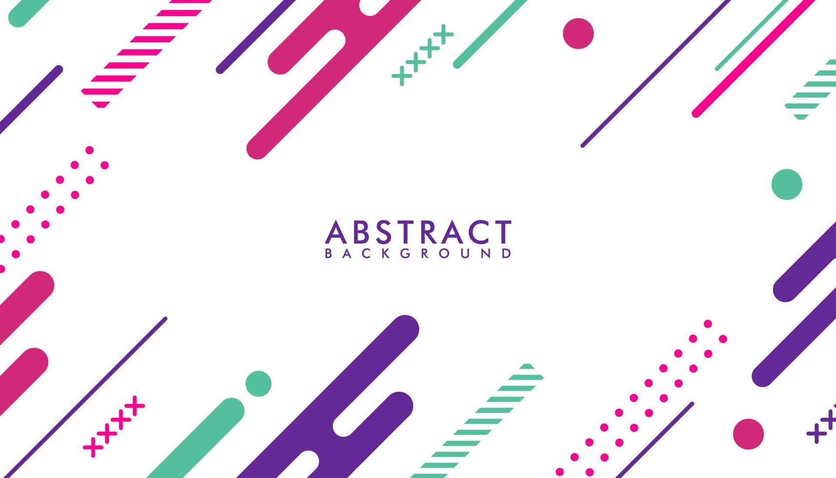 Abstract geometric background with colorful vector