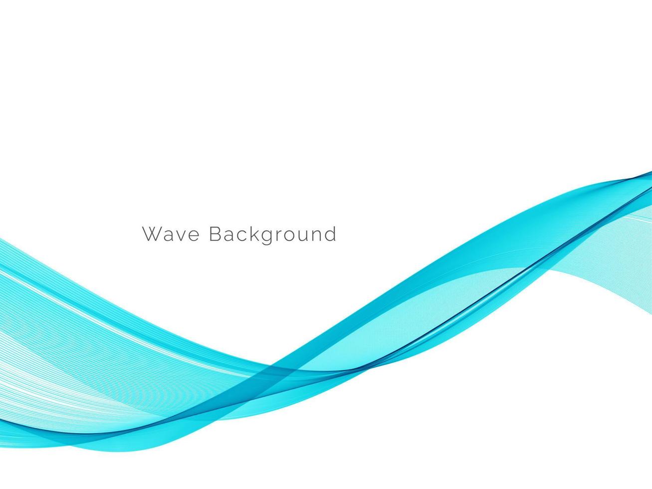 Abstract blue modern dynamic wave design background vector