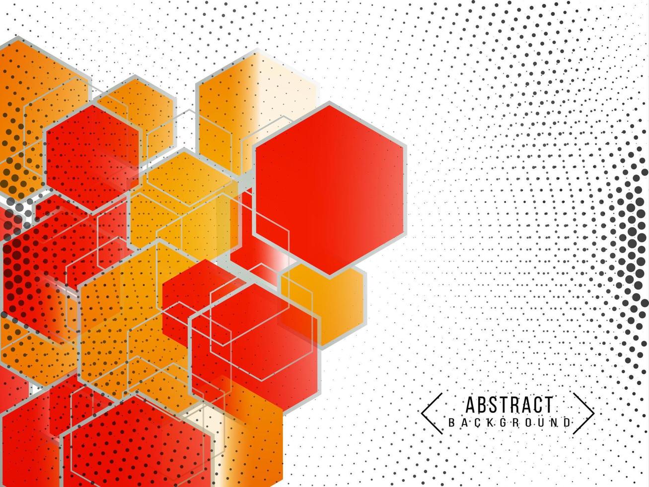 Abstract elegent geometric modern halftone background vector