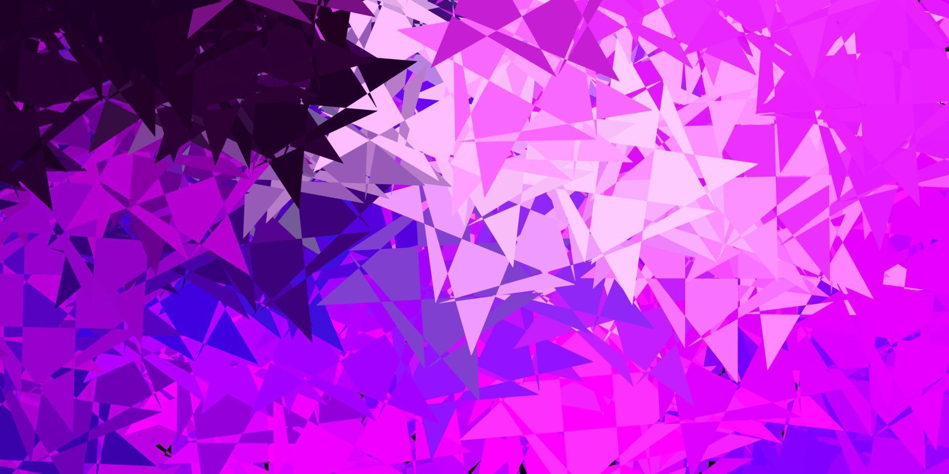 Light purple, pink vector layout with triangle forms.