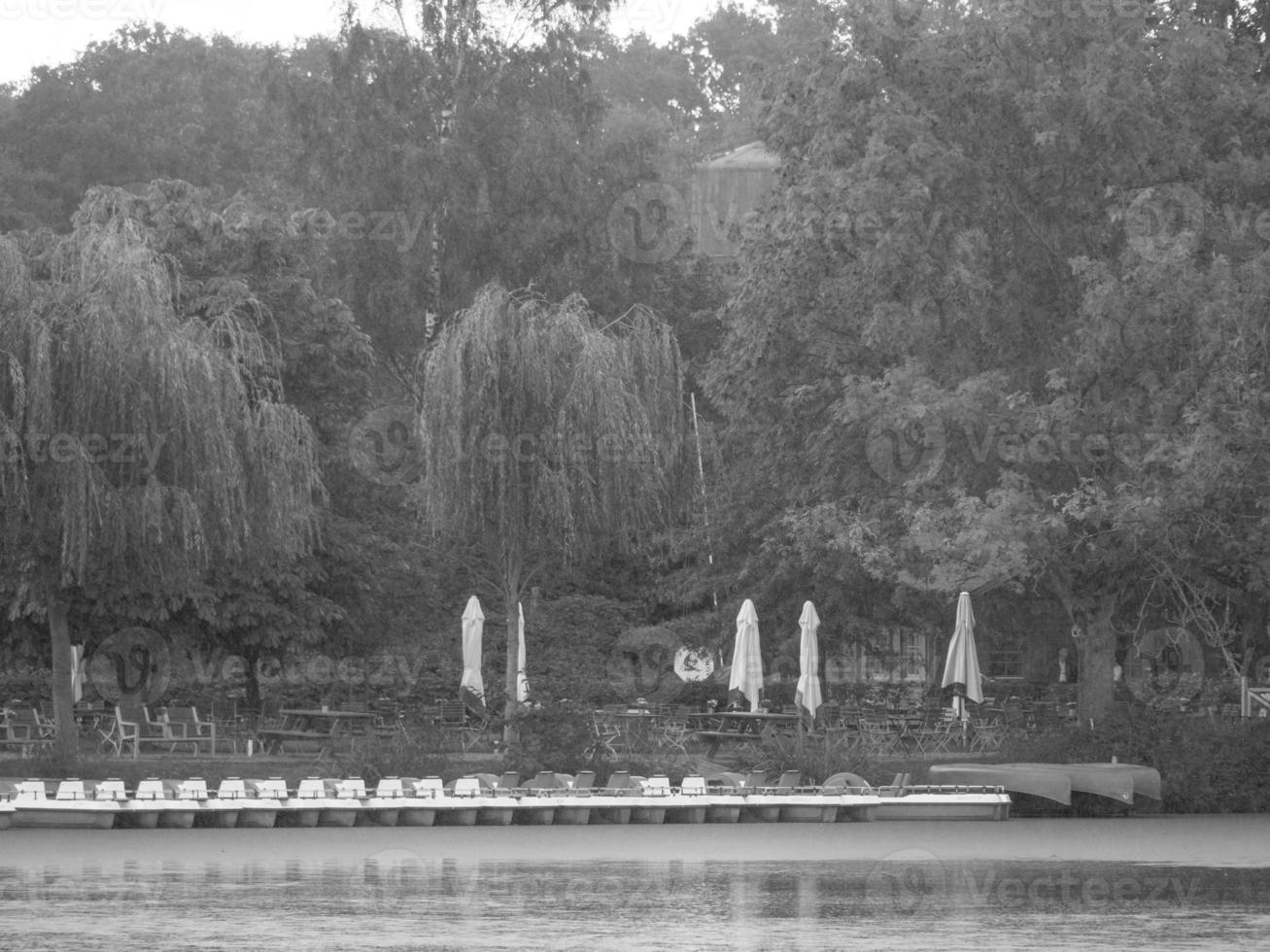 lake near borken in germany photo