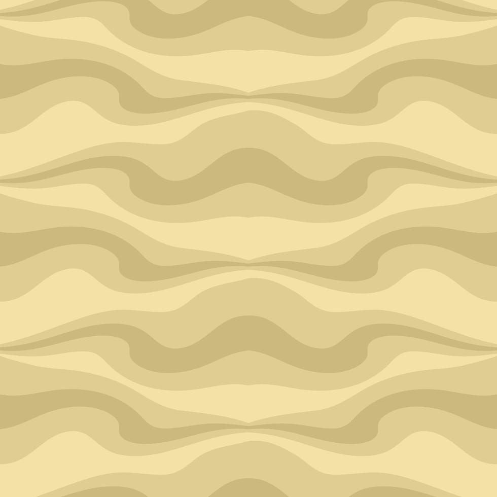 Groovy abstract wavy seamless background. Psychedelic abstract print for tee, textile and fabric. Retro vector illustration for decor and design.