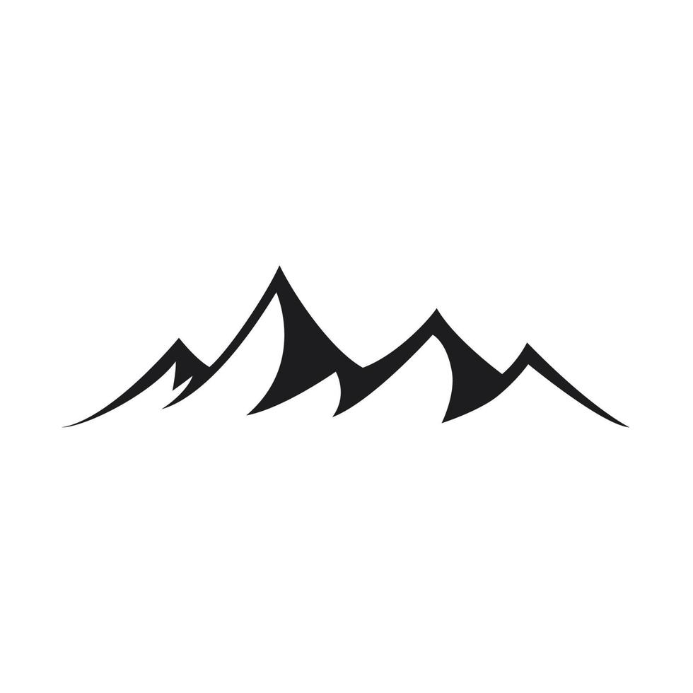 Mountain icon on white background 11882829 Vector Art at Vecteezy