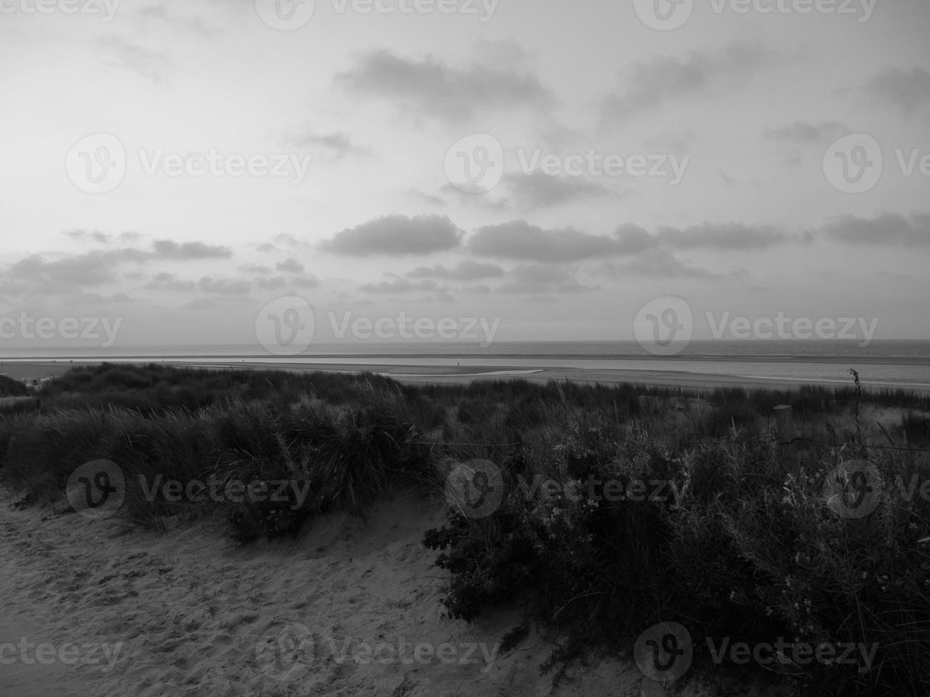 isla spiekeroog en el mar del norte foto