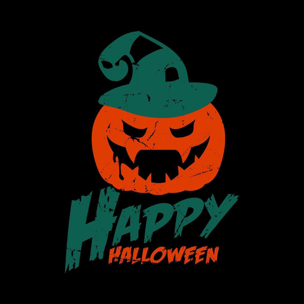 Happy Halloween Illustration easy to edit vector