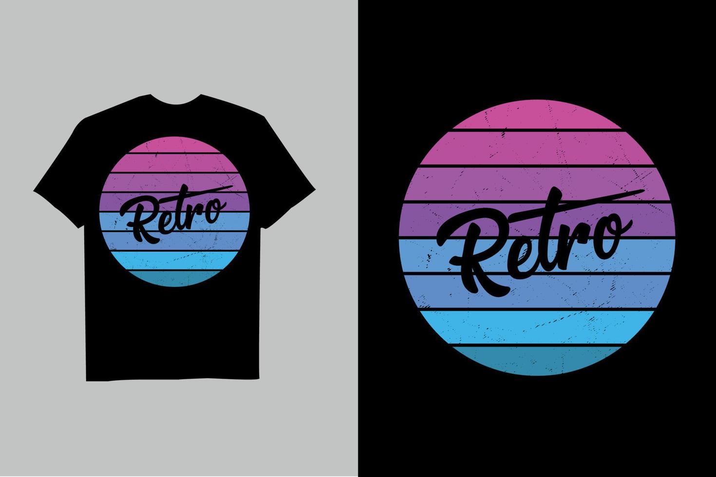 Retro Vintage tshirt design vector