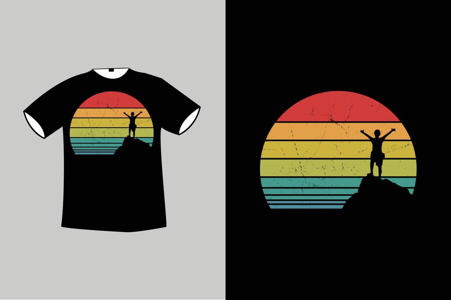 Retro Vintage tshirt design vector
