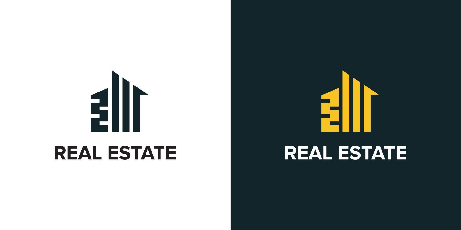 Modern real estate logo perfect for property, construction, real estate logo vector