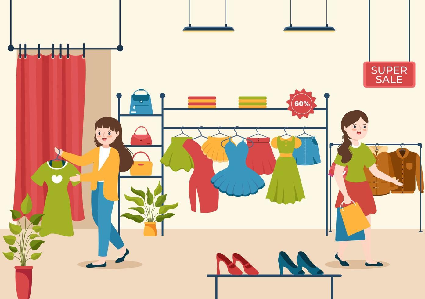 tienda de ropa de moda para mujer plantilla dibujada a mano ilustración plana de dibujos animados con compras productos de compra tela o diseño de vestidos 11883314 Vector en Vecteezy tienda de ropa de moda para mujer plantilla dibujada a mano ilustración plana de dibujos animados con compras productos de compra tela o diseño de vestidos 11883314 Vector en Vecteezy