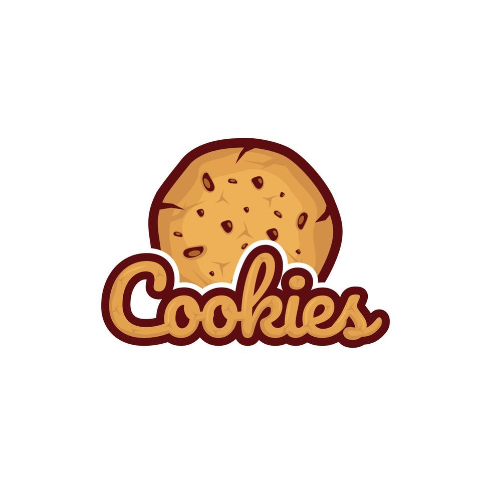 Cookies logo design vector illustration