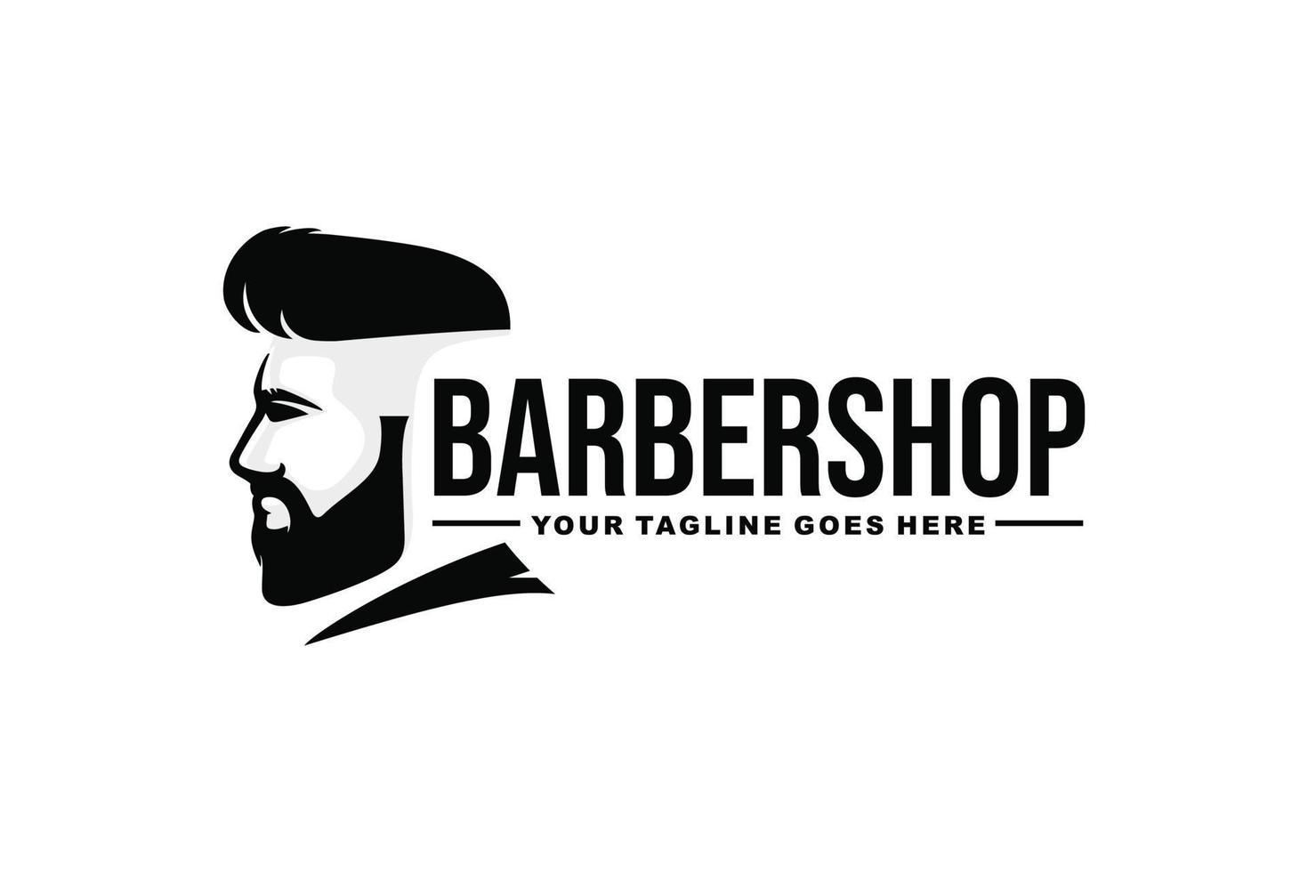 barbería logo vector