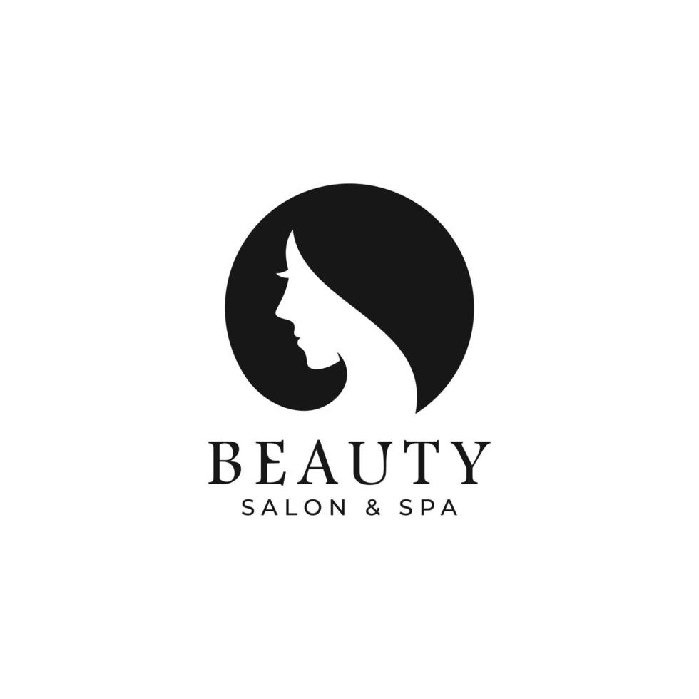 Beauty salon and spa logo vector