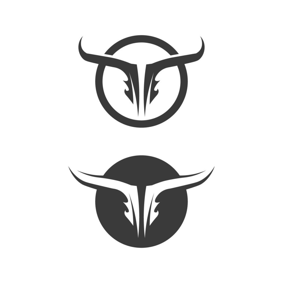 Abstract shield bull logo, horn badges logo icon 11883623 Vector Art at Vecteezy