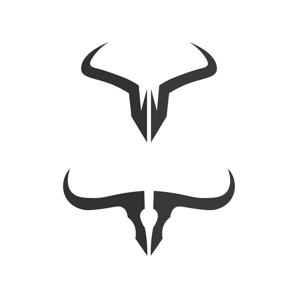 Abstract shield bull logo, horn badges logo icon 11883627 Vector Art at Vecteezy