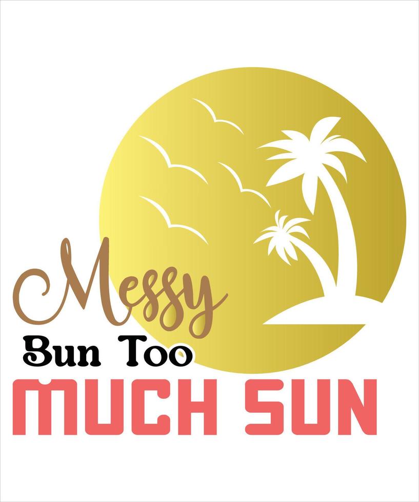 summer tshirt desing vector