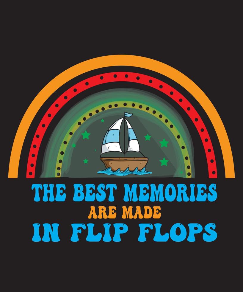 summer tshirt desing vector