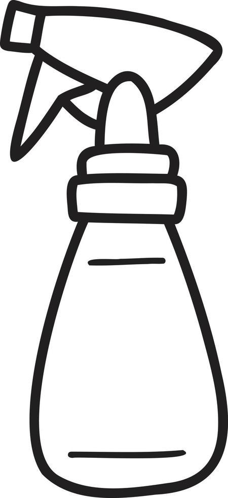Hand Drawn Spray bottle illustration vector