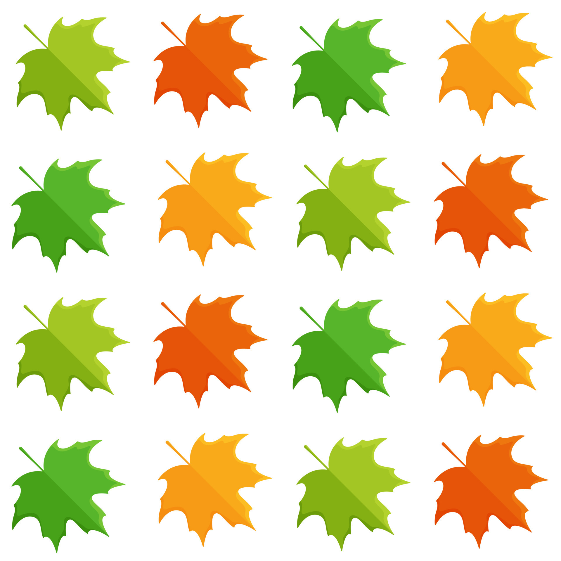 vector-illustration-of-maple-leaf-pattern-endless-pattern-colorful
