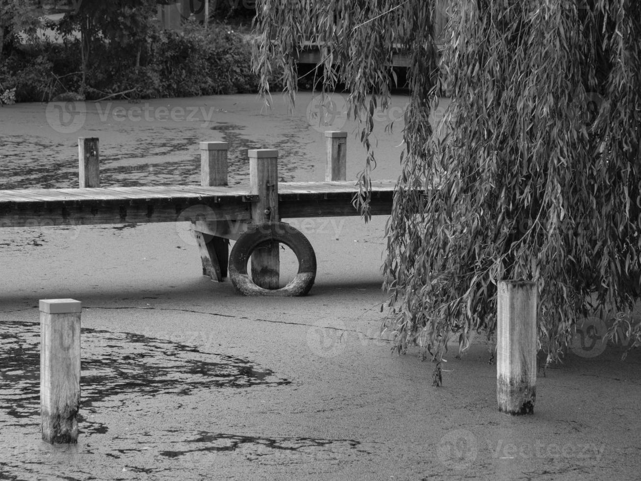 lake near borken in germany photo