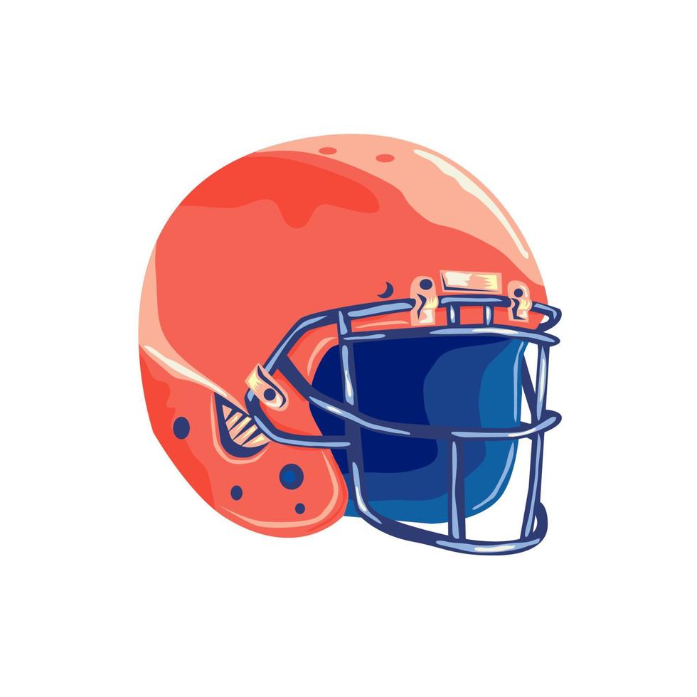 casco de fútbol americano wpa vector