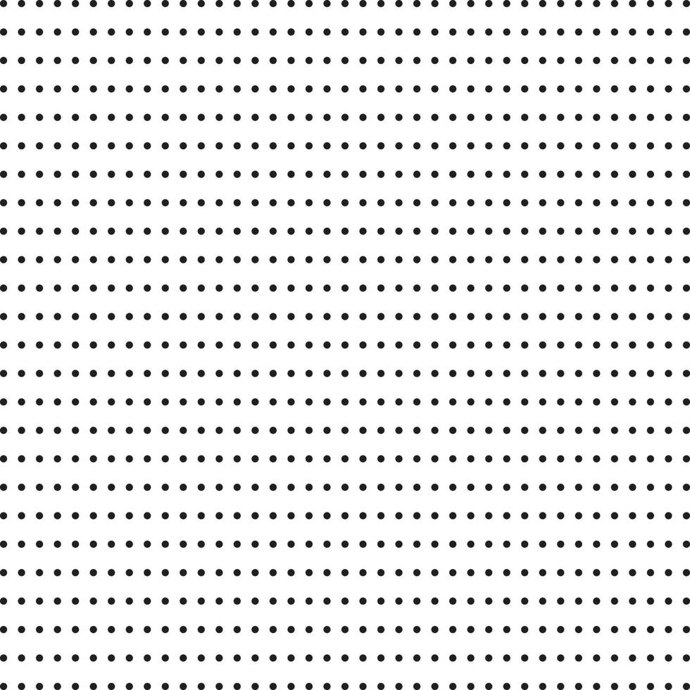 Dotted Pattern Stripe, seamless dots background over white background vector